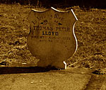 The grave of Thomas Lloyd at Greta