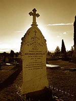Constable Scanlan's grave at Mansfield